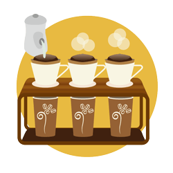 カフェのイラスト