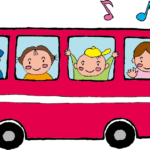 バス旅行イラスト